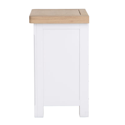 Country Living, White Painted & Oak - Laundry Box