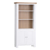 Country Living, White Painted & Oak - Large Bookcase