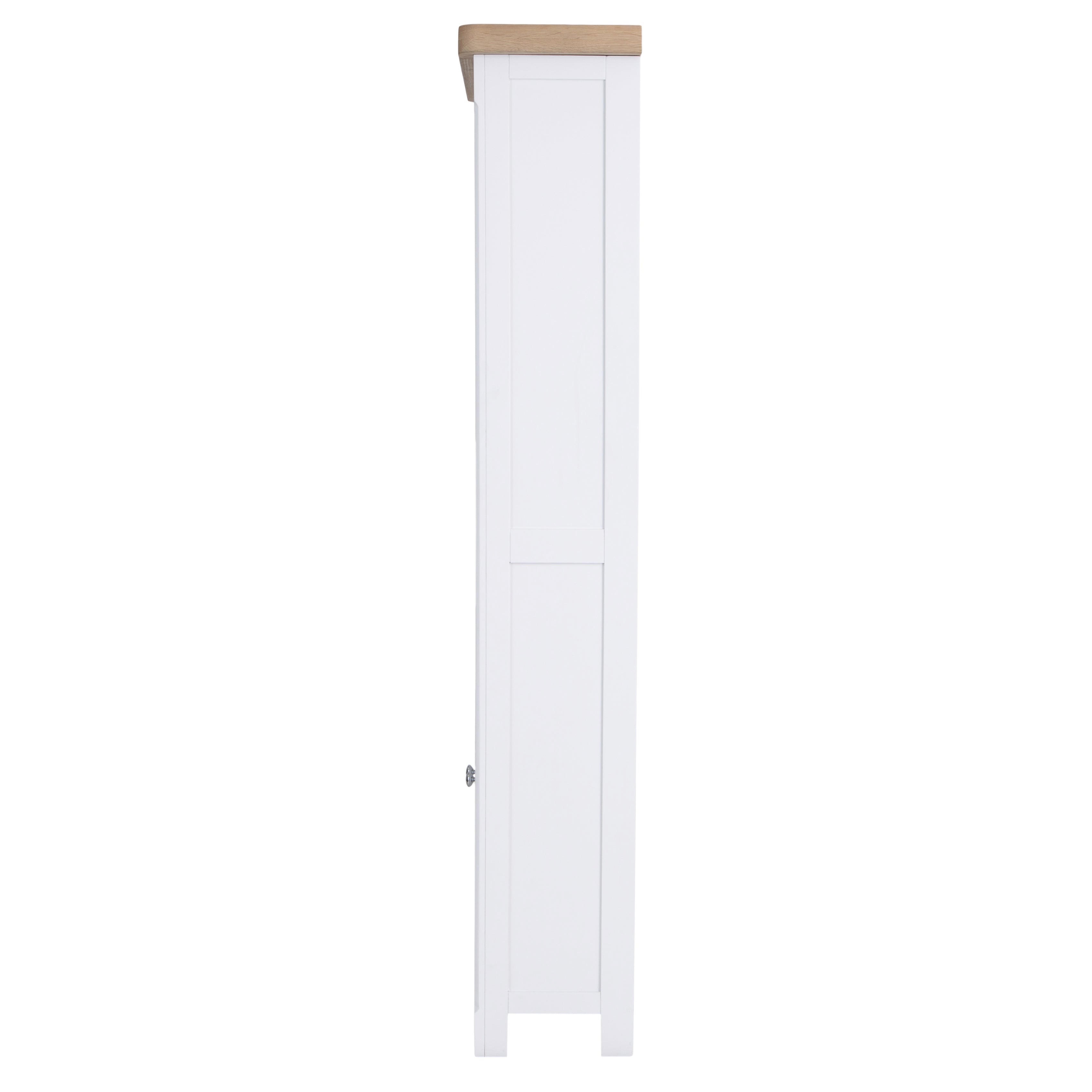 Country Living, White Painted & Oak - Large Bookcase