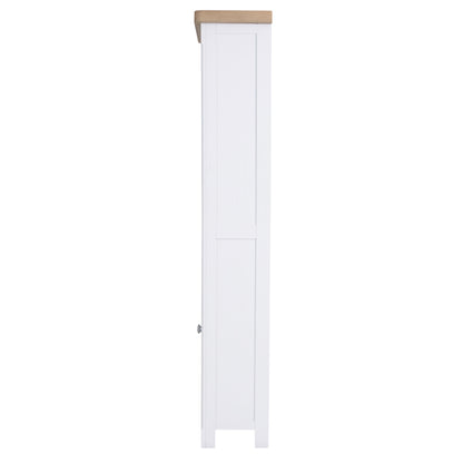Country Living, White Painted & Oak - Large Bookcase
