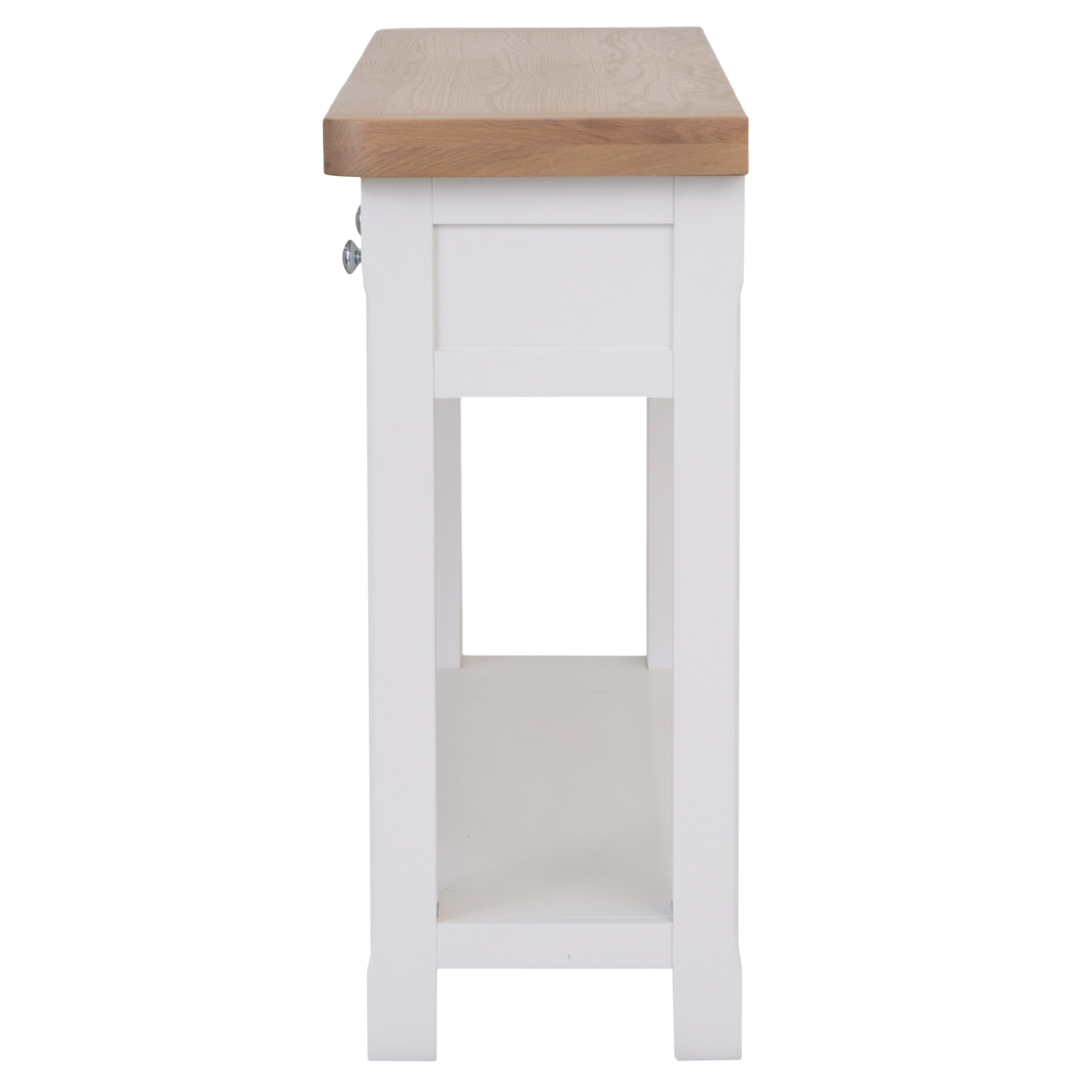 Country Living, White Painted & Oak - Large Console Table