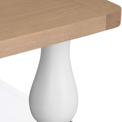 Country Living, White Painted & Oak - Large Coffee Table