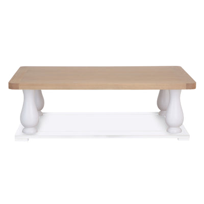 Country Living, White Painted & Oak - Large Coffee Table