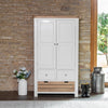 Country Living, White Painted & Oak - Extra Large Larder Unit