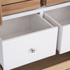 Country Living, White Painted & Oak - Extra Large Larder Unit