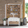 Country Living, White Painted & Oak - Extra Large Larder Unit