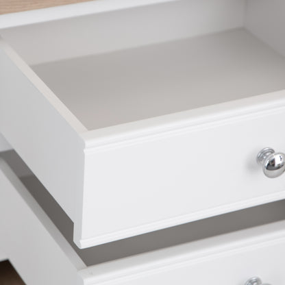 Country Living, White Painted & Oak - Large Sideboard
