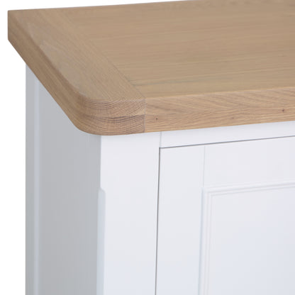 Country Living, White Painted & Oak - Large Sideboard