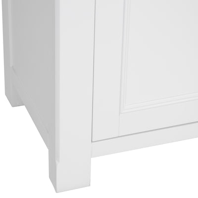 Country Living, White Painted & Oak - Large Sideboard