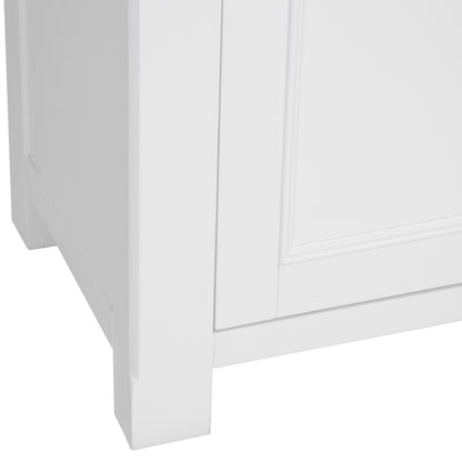 Country Living, White Painted & Oak - Large Sideboard