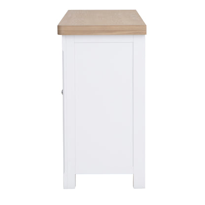 Country Living, White Painted & Oak - Large Sideboard