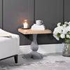 Dorset Oak & Storm Grey Painted - Lamp Table