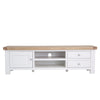 Country Living, White Painted & Oak - Large TV Unit