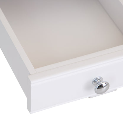 Country Living, White Painted & Oak - Lamp Table