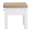 Country Living, White Painted & Oak - Lamp Table