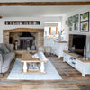Country Living, White Painted & Oak - Corner TV Unit