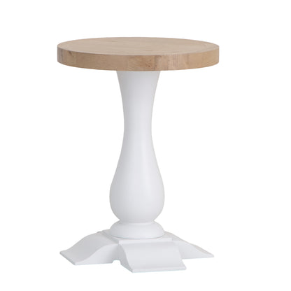 Country Living, White Painted & Oak - Round Wine Table