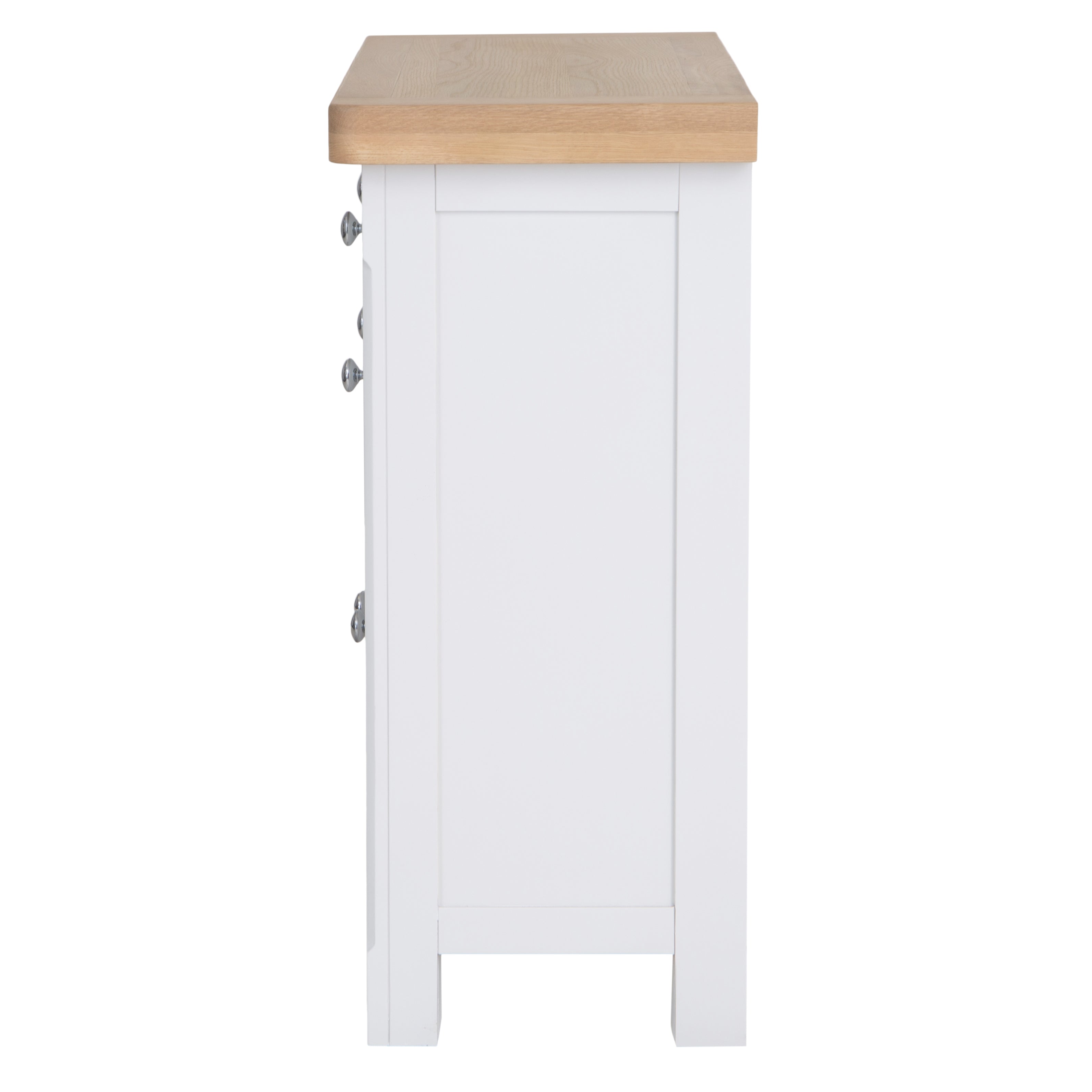 Country Living, White Painted & Oak - Small Sideboard