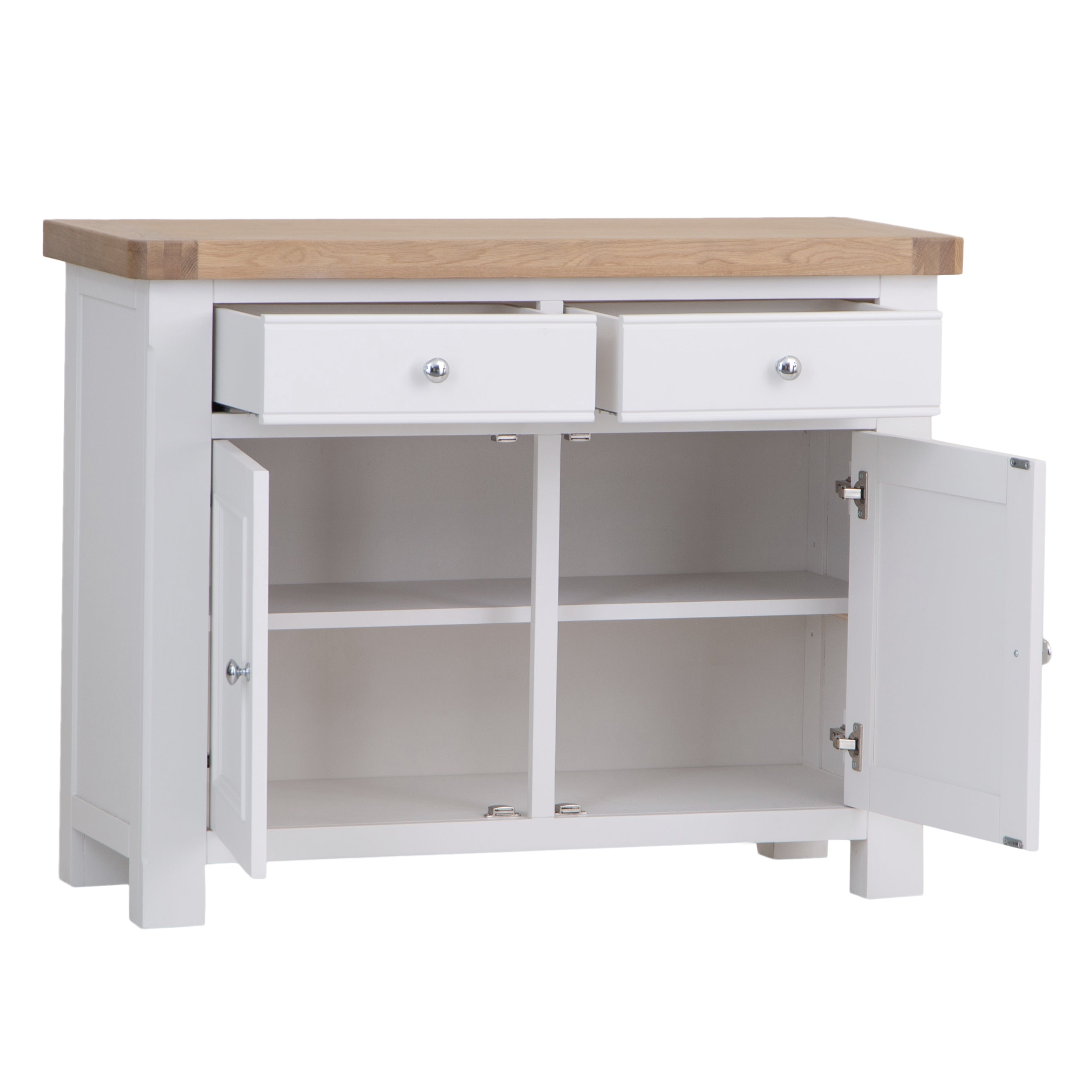 Country Living, White Painted & Oak - Standard Sideboard