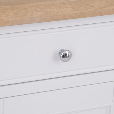 Country Living, White Painted & Oak - Standard Sideboard