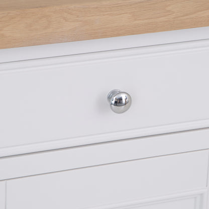 Country Living, White Painted & Oak - Standard Sideboard