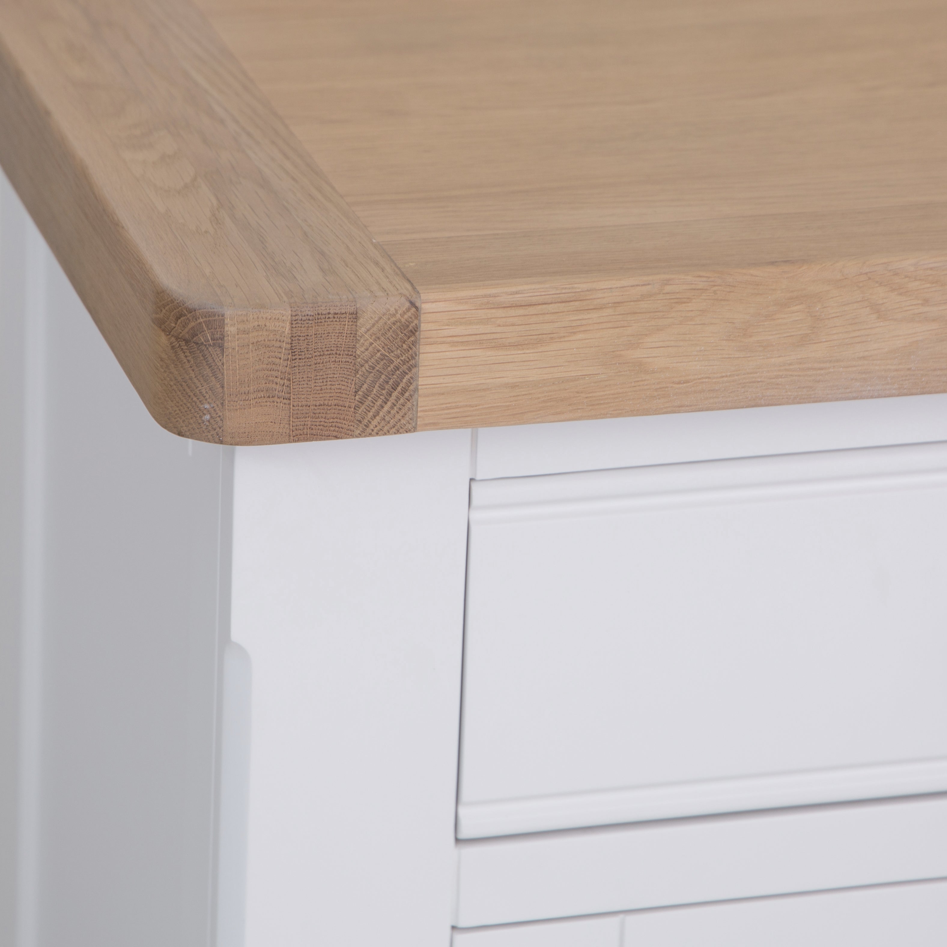Country Living, White Painted & Oak - Standard Sideboard