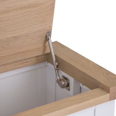 Country Living, White Painted & Oak - Wellies & Shoes Storage Box