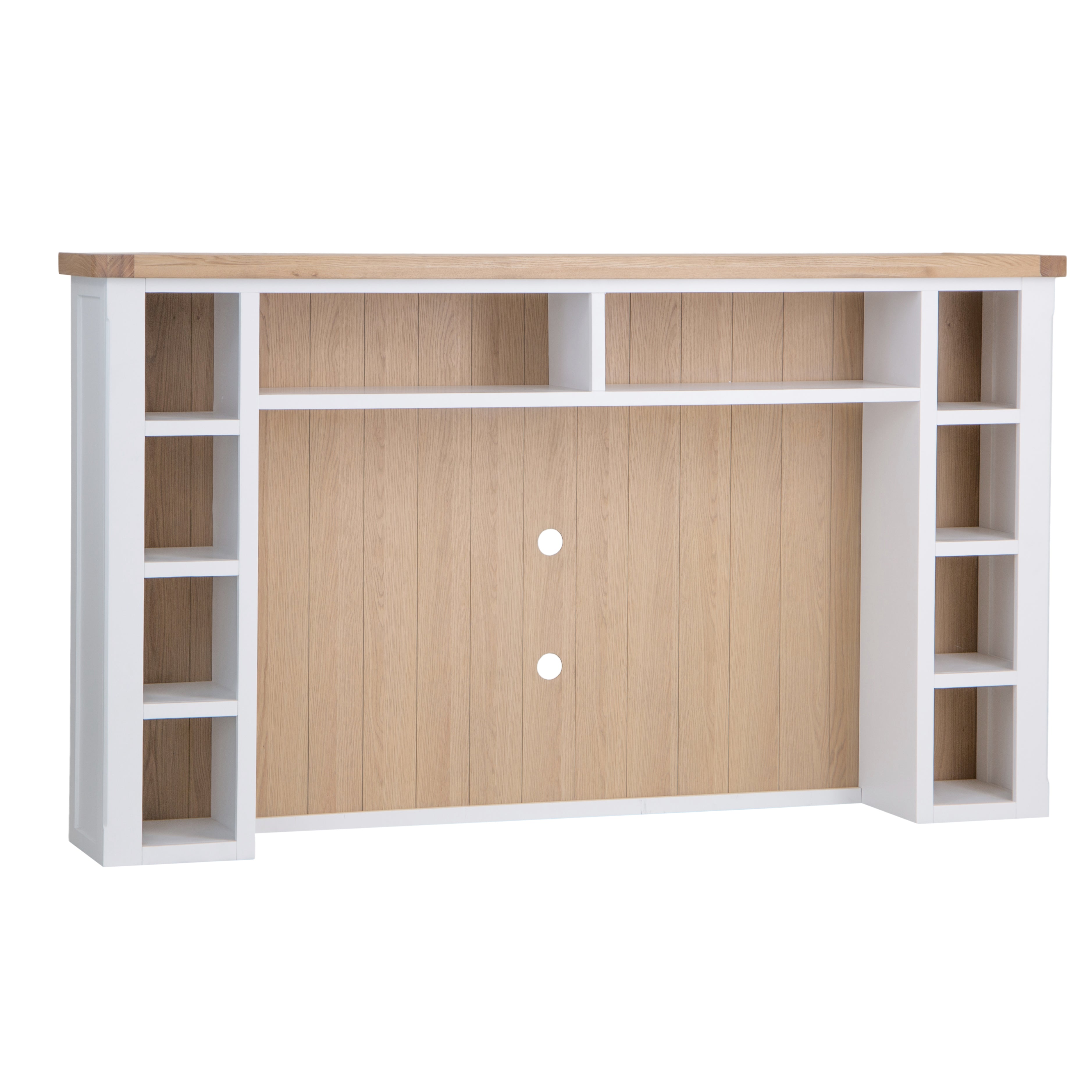 Country Living, White Painted & Oak - Extra Large TV Unit TOP
