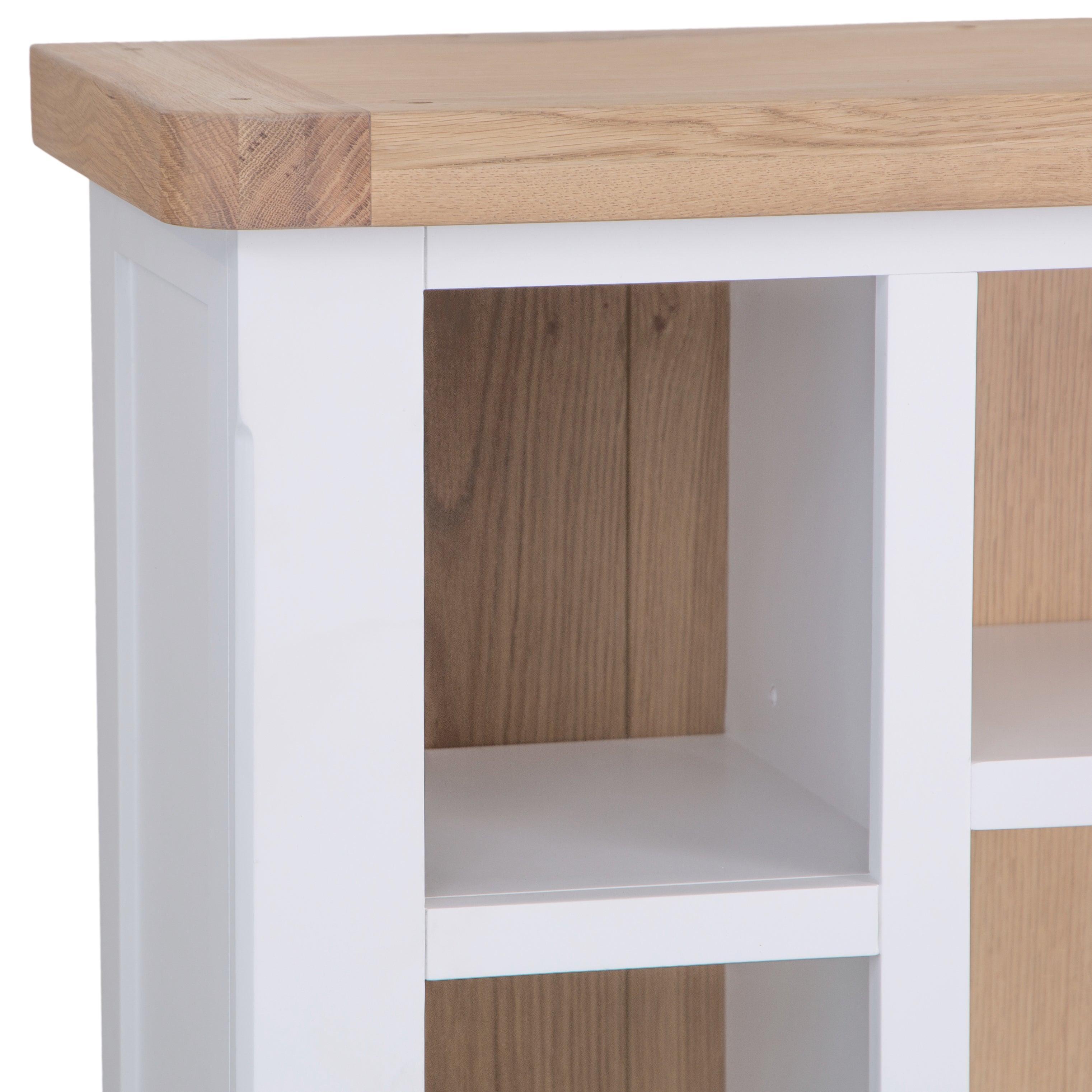 Country Living, White Painted & Oak - Extra Large TV Unit TOP