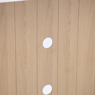 Country Living, White Painted & Oak - Extra Large TV Unit TOP