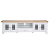 Country Living, White Painted & Oak - Extra Large TV Unit