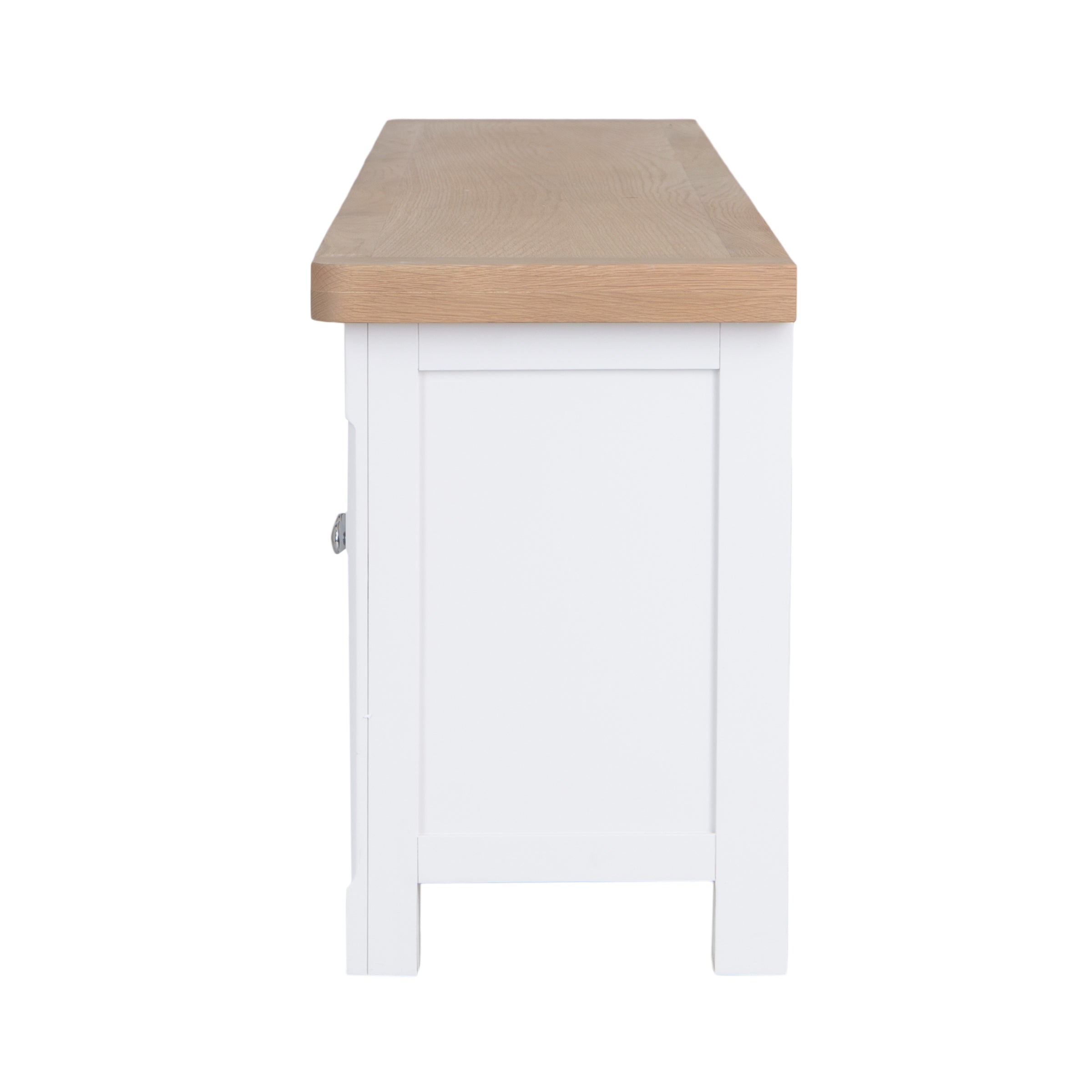 Country Living, White Painted & Oak - Extra Large TV Unit