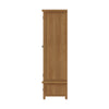 Oakdale Oak Wardrobe - 3 Door With Mirror