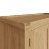 Oakdale Oak Wardrobe - 3 Door With Mirror