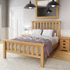 Oakdale Oak Bedframe - 4ft6 Double