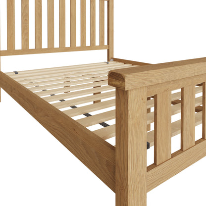 Oakdale Oak Bedframe - 5ft Kingsize