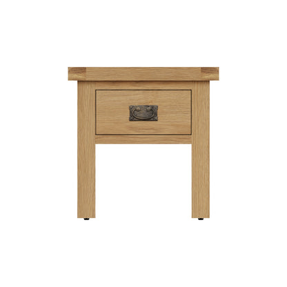 Oakdale Oak Lamp Table with Drawer