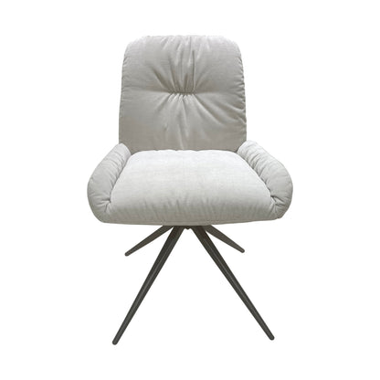 Cairn Swivel Dining Chair - Light Grey