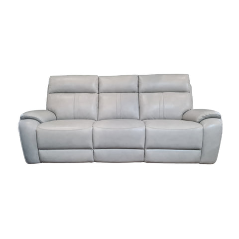 California Leather Sofa - 3 Seater Electric Recliner