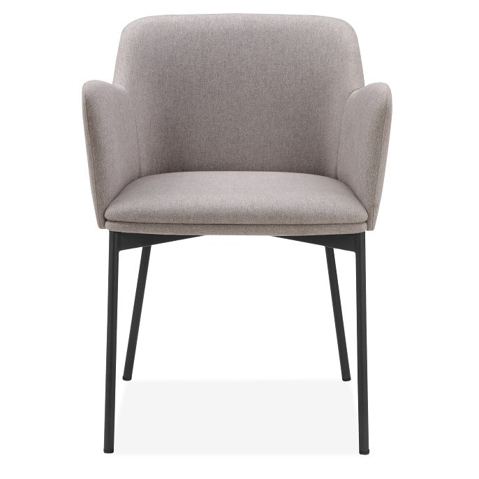 Trento Sintered Stone Dining Chair - Light Grey