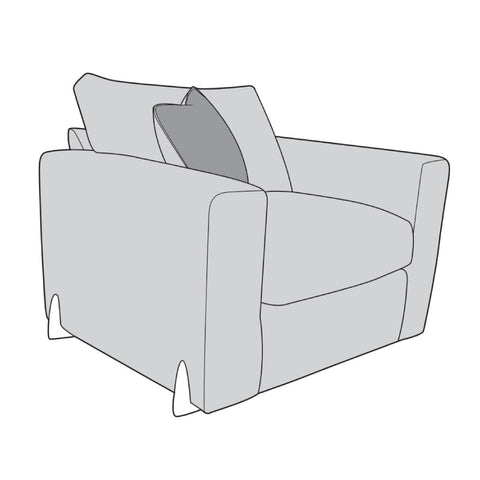 Axel Sofa - Arm Chair (Standard Back)