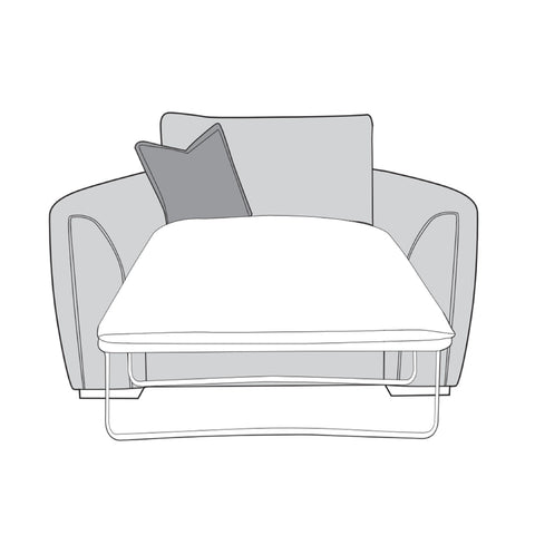 Utopia Sofa - Chair Sofa Bed With Deluxe Mattress (Standard Back)