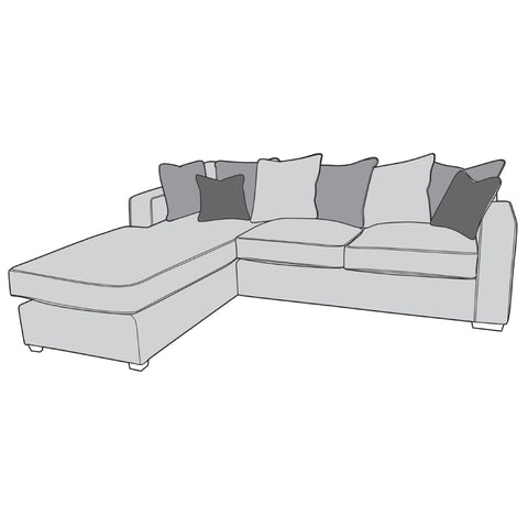 Chicago Sofa - LHF Chaise (Pillow Back)