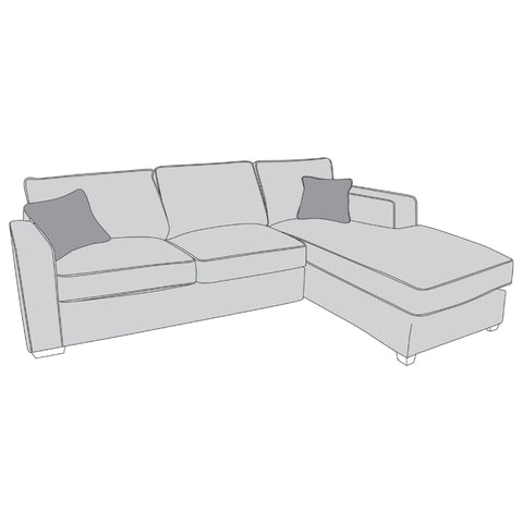 Chicago Sofa - RHF Chaise (Standard Back)