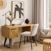 Havana Industrial Oak Desk