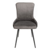 Austin Dining Chair - Grey Velvet