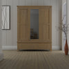 Henley Oak Painted Triple Wardrobe - 3 Door