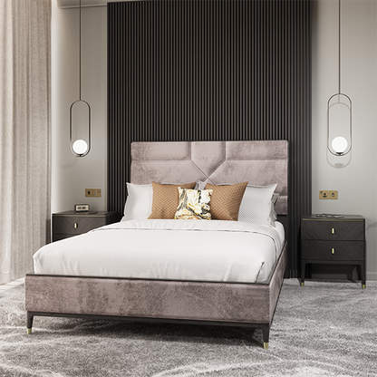 Diletta Bed Frame - Ebony