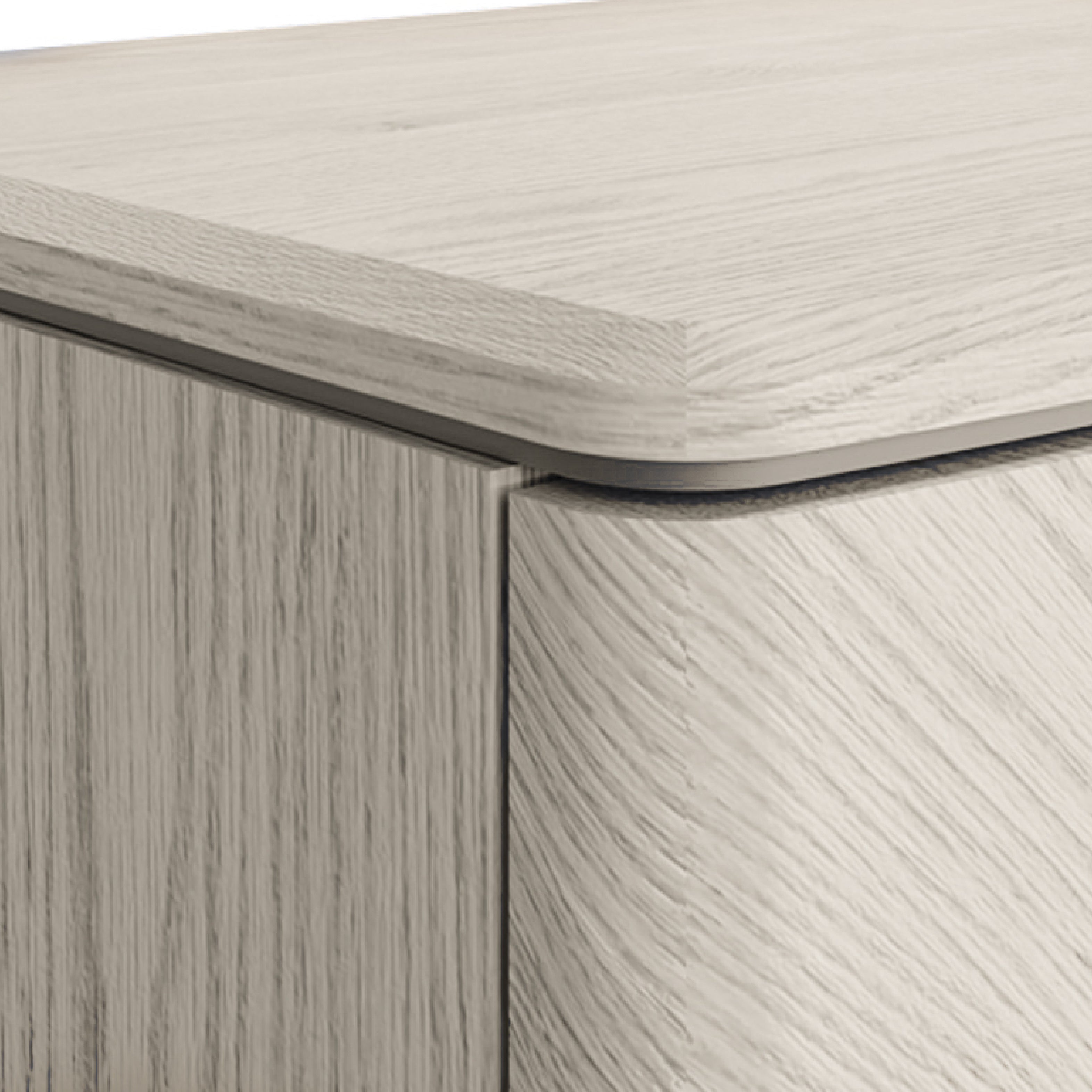 Diletta 2 Drawer Bedside Table - Stone