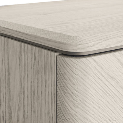 Diletta 2 Drawer Bedside Table - Stone
